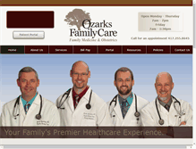 Tablet Screenshot of ozarksfc.com